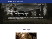 Tablet Screenshot of crystalcityunderground.com